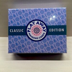 Mahjong Play Away Cards— Classic edition. NWT